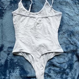 White Spaghetti Strap BodySuit